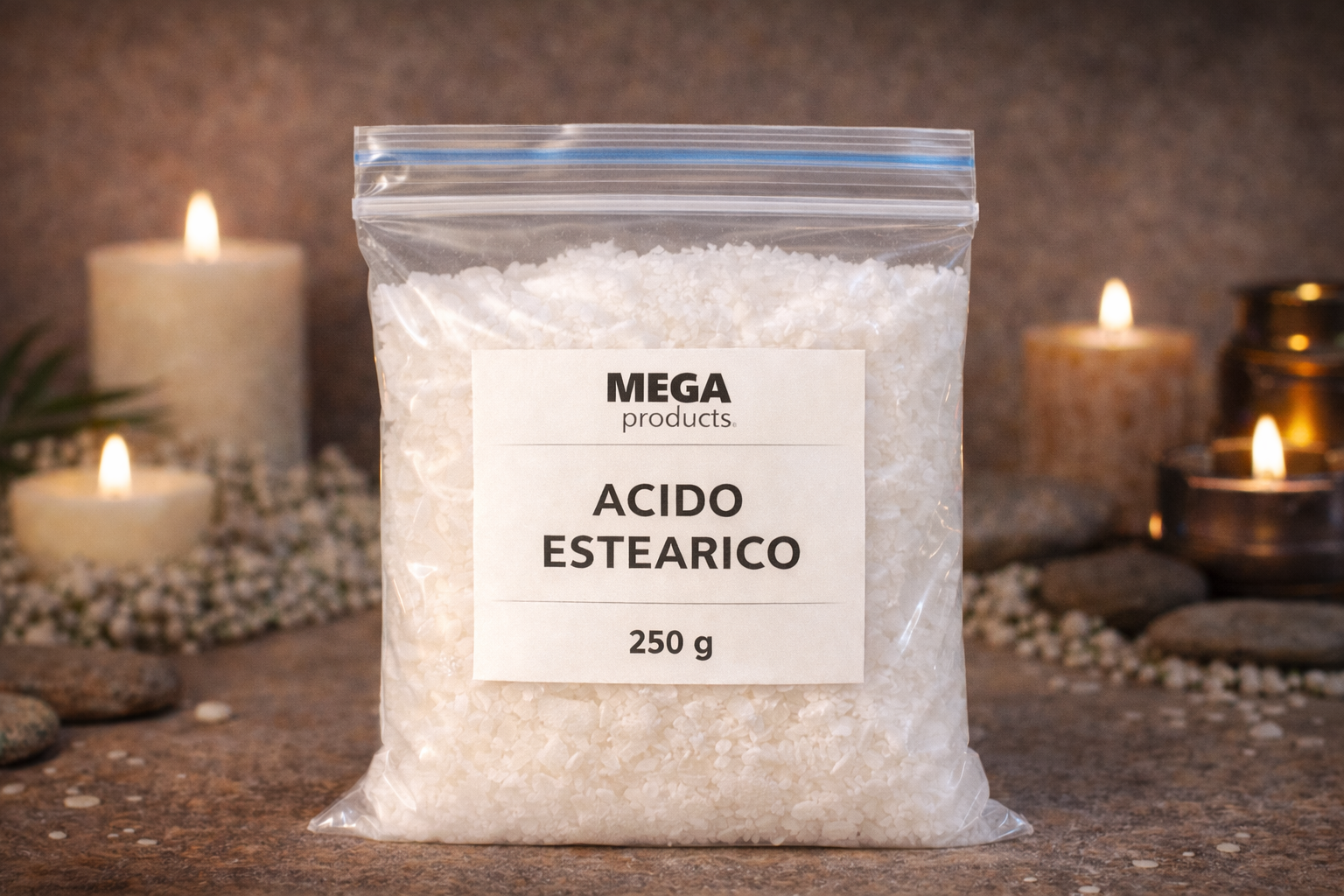 Acido estearico 250 gr